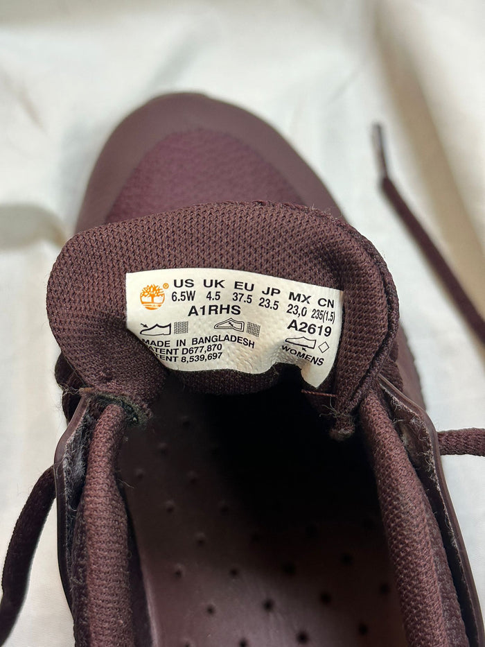 Timberland Women's Burgundy Running Shoes/Trainers UK 4.5 (USED)