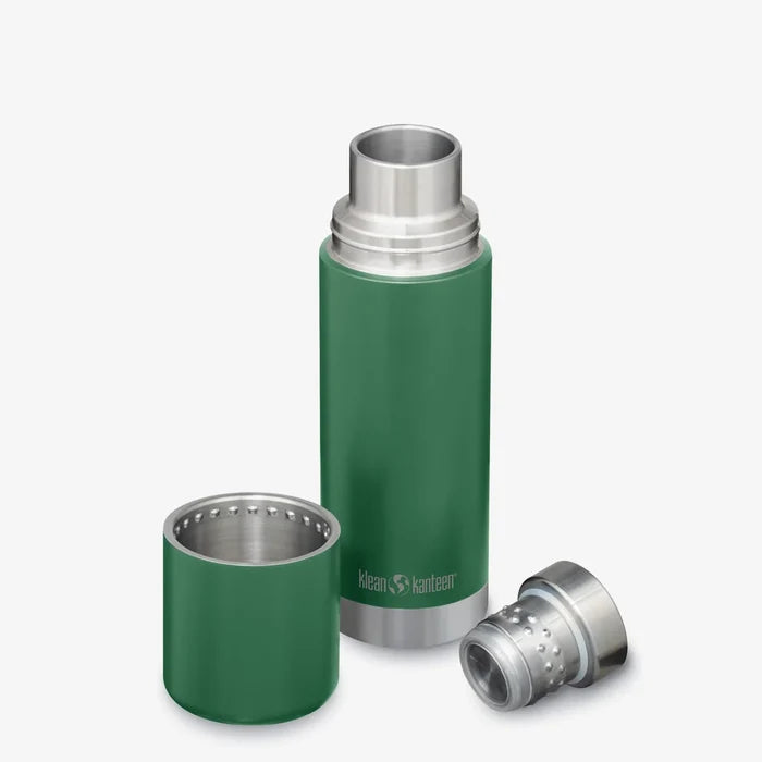TK Pro 750ml - תרמוס מבודד ללא פלסטיק עם כוס נירוסטה מובנית