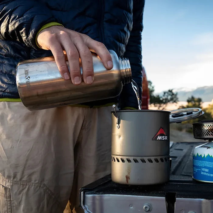 בקבוק מים Klean Kanteen TKWide 64oz, מתאים למסנני מים לטיולים