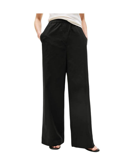 Tommy Hilfiger Black Organic Cotton Casual Pants