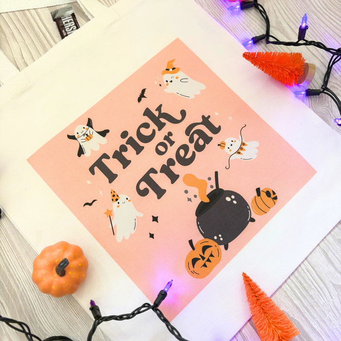 Trick or Treat Halloween Tote Bag