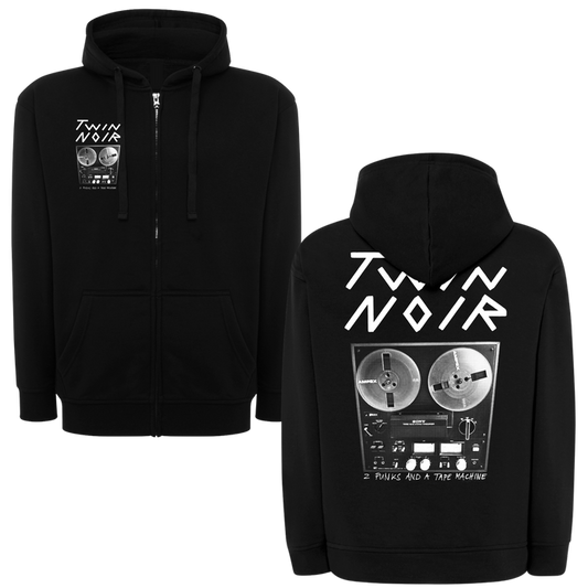 TWIN NOIR - Tape Machine Zip-Hood