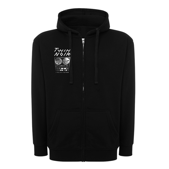 TWIN NOIR - Tape Machine Zip-Hood