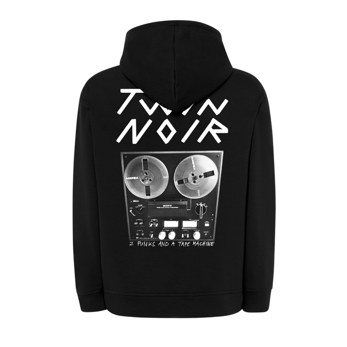 TWIN NOIR - Tape Machine Zip-Hood
