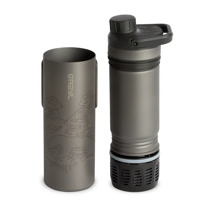 Grayl UltraPress: מסנן להחלפה, מים נקיים ובטוחים