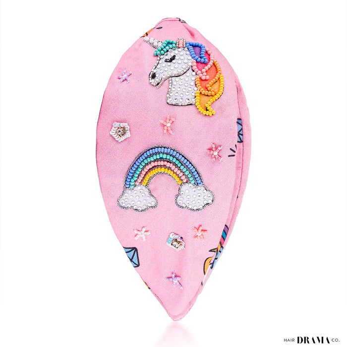 Unimagical Knotted Headband - Pink