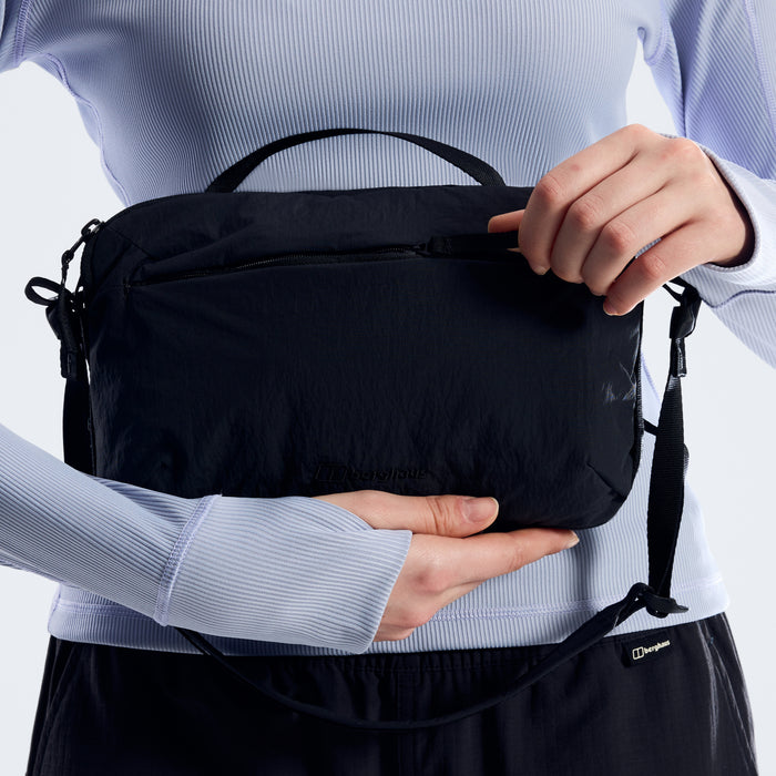 Unisex Wylam Cross Body Bag - Jet Black