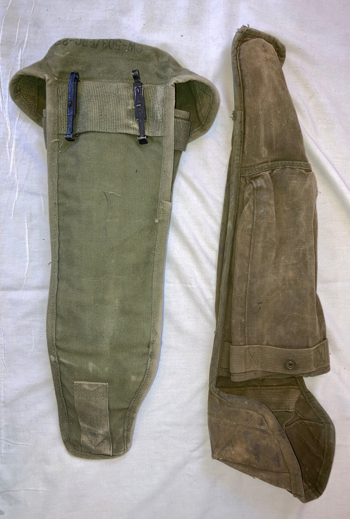 USGI PRC-77 Radio Antenna & Accessory Pouch – Olive Drab Cotton, 18", ALICE Clips, Snap Closure