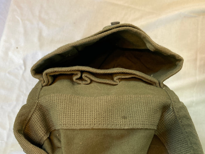 USGI PRC-77 Radio Antenna & Accessory Pouch – Olive Drab Cotton, 18", ALICE Clips, Snap Closure