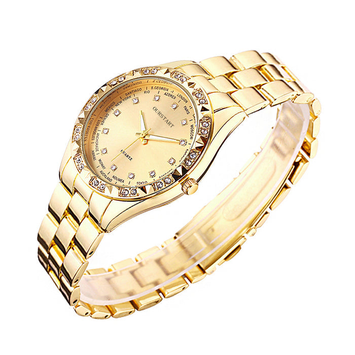 W4076 - Korean Rhinestone Quartz Women's Watch