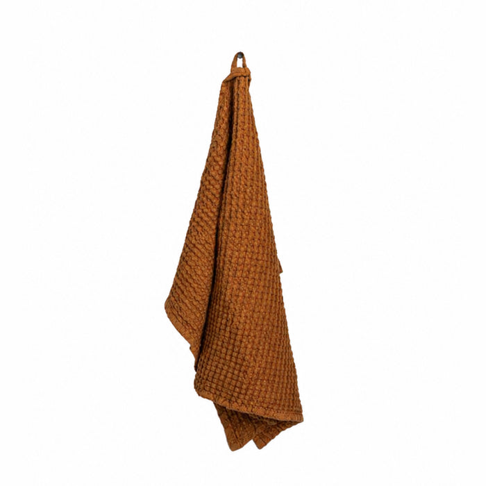 Waffle kitchen towel | Tea towel | Dish towel: Cinnamon