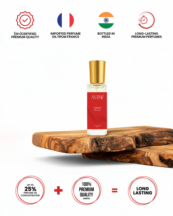 Warrior Blood EDP for Men 20ml bottle