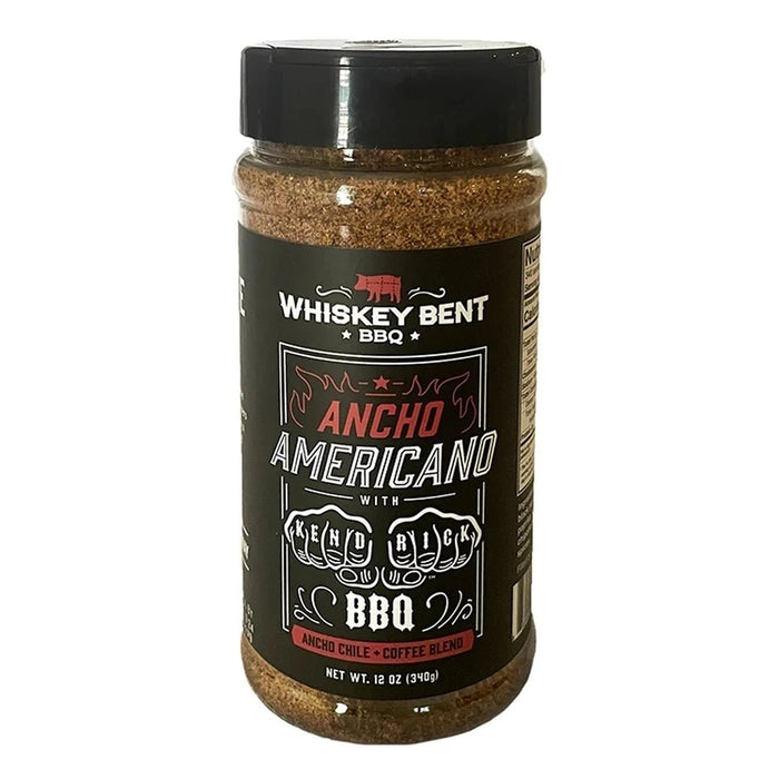 Whiskey Bent BBQ 'Ancho Americano' Coffee-Blend Rub - 340g (12oz) - CLEARANCE