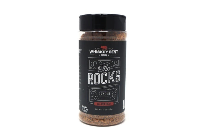 Whiskey Bent BBQ 'The Rocks' Red Meat Dry BBQ Rub - 340g (12oz) - CLEARANCE