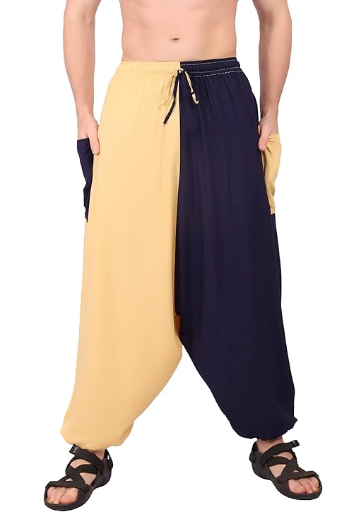 Beige & Navy Blue