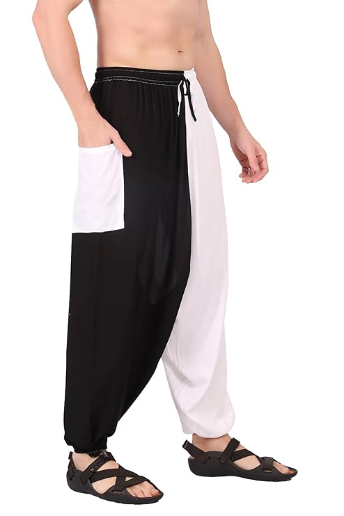 Whitewhale Men Women Rayon Summer Loose Baggy Hippie Boho Gypsy Harem Pants
