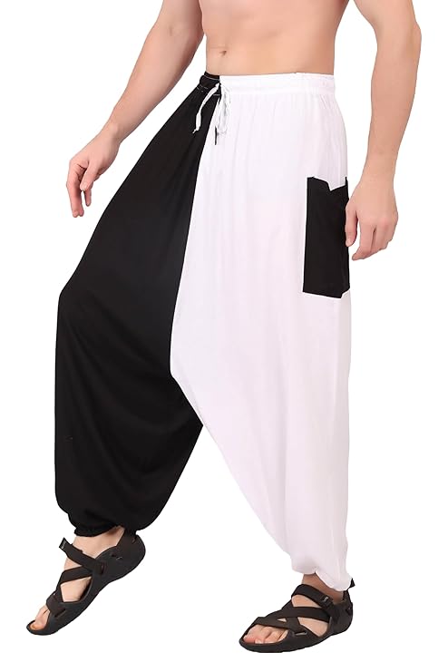 Whitewhale Men Women Rayon Summer Loose Baggy Hippie Boho Gypsy Harem Pants