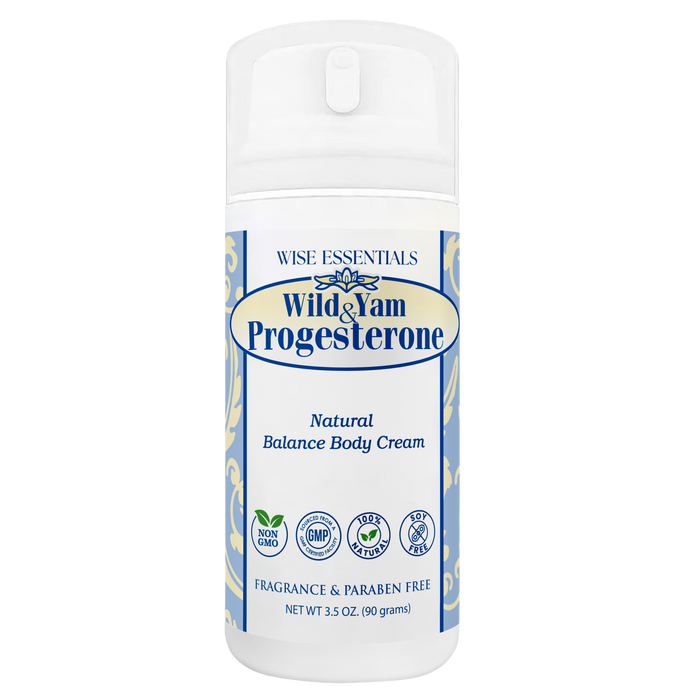 Wise Essentials - Bioidentical Progesterone and Wild Yam Balance Cream 3.5 oz - RealLifeHealing