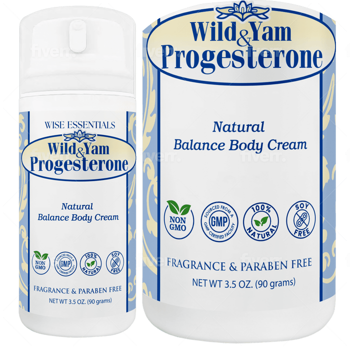Wise Essentials - Bioidentical Progesterone and Wild Yam Balance Cream 3.5 oz - RealLifeHealing