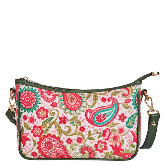 Women's paisley crossbody hobo sling bag for work, travel, and daily use