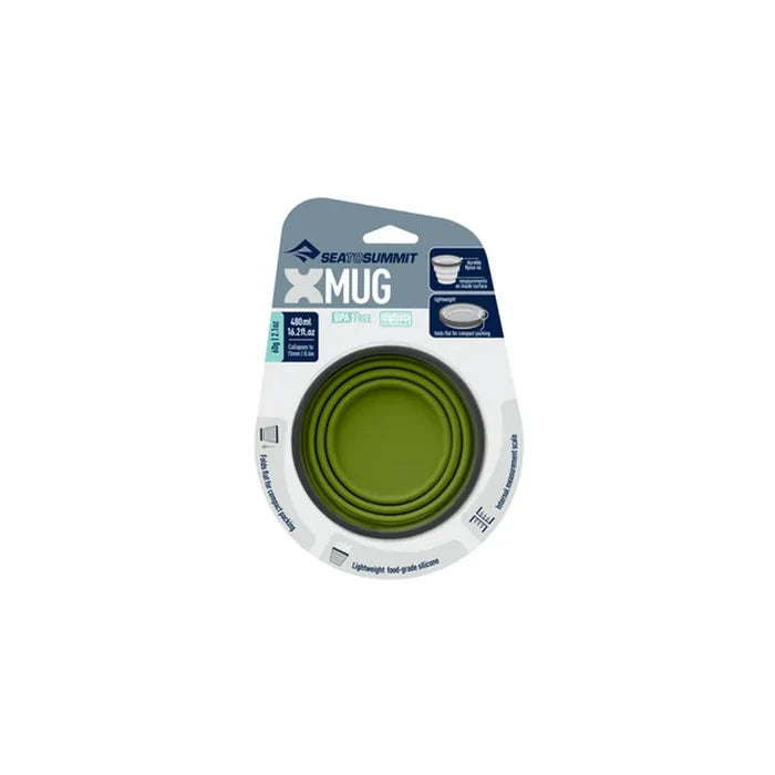 כוס XMUG מתקפלת בצבע ירוק בהיר