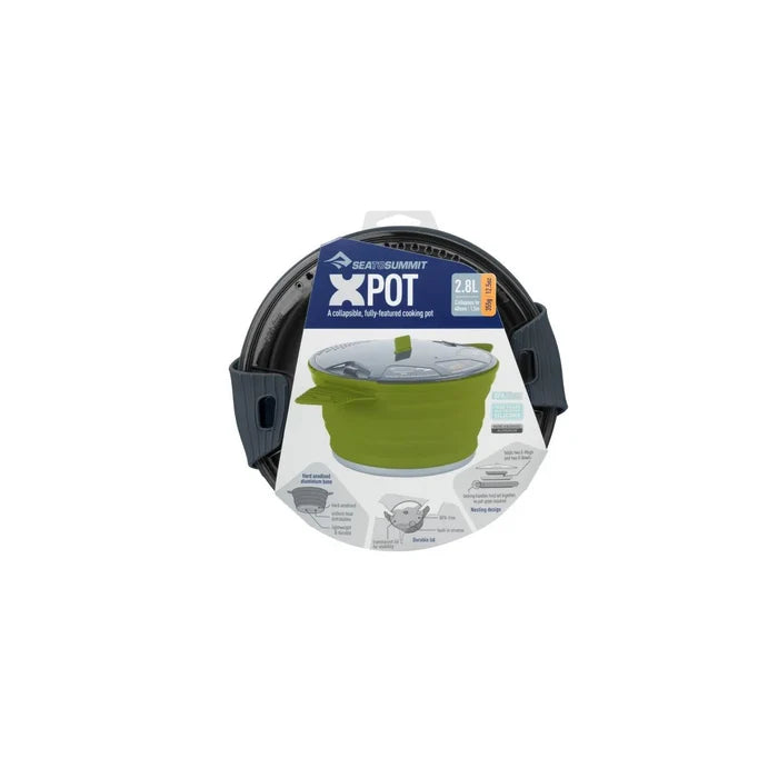 XPOT סיר 2.8 ליטר במצב מקופל, חסכון במקום