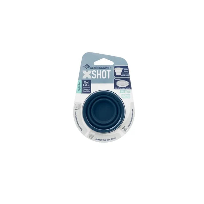 כוס מתקפלת XSHOT מסיליקון, קומפקטית וקלת משקל