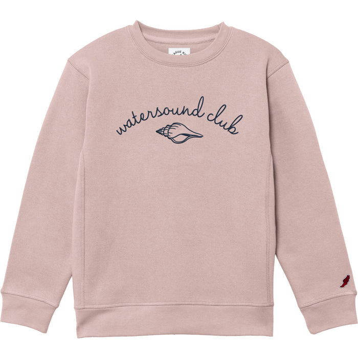 Youth Dusty Rose Shell Crewneck