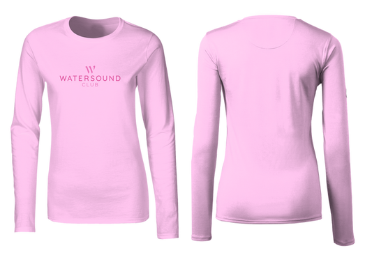 Youth Pink LS SPF Tee