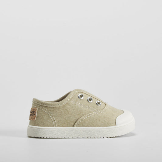 Zapatilla lona bebé beige PABLOSKY