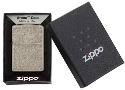 Zippo Armor Antique Silver - 28973