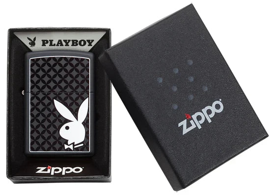 Zippo Playboy Black And White Bunny - 29578